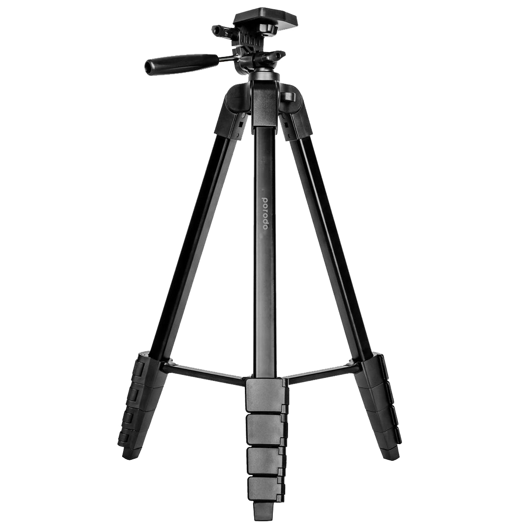 Porodo Aluminium Tripod - Black | PD-TRPAL-BK