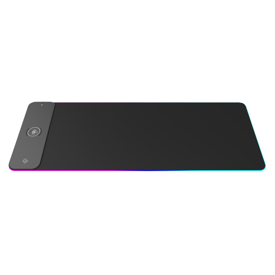 Porodo Gaming RGB Gaming Mouse Pad With 15W Fast Wireless Charger